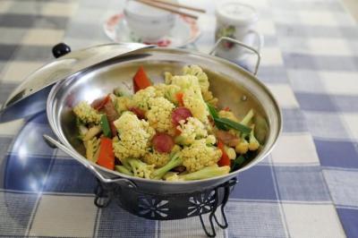 干鍋花菜，花菜一定不可直接下鍋！多加“它”，美味提升10倍